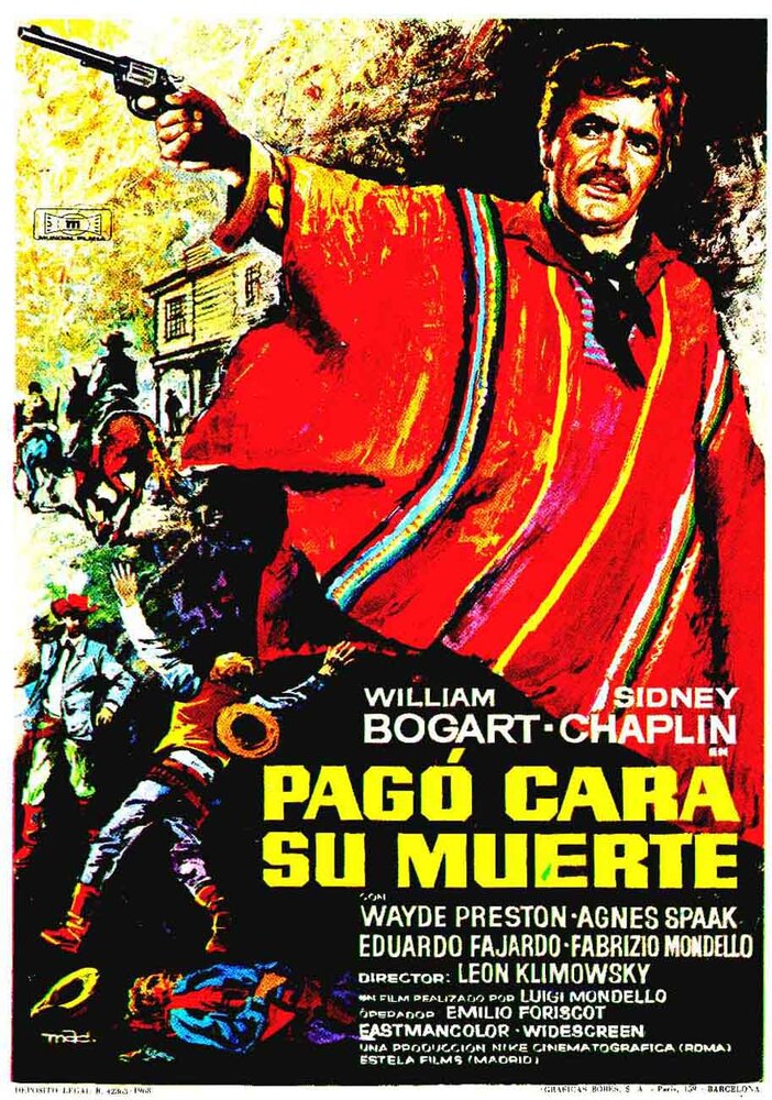 Он дорого заплатит за свою смерть (1969) постер